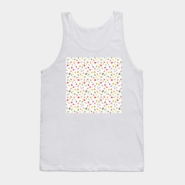 Funky Floral Tank Top by sixhours